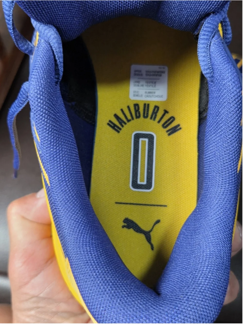 Puma All-Pro Nitro Scoot Henderson Basketball Shoes Men’s Size 9.5 Blue Yellow